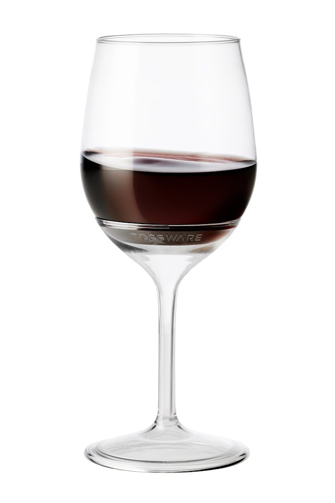 TOSSWARE Recyclable Stemmed Wine Glasses