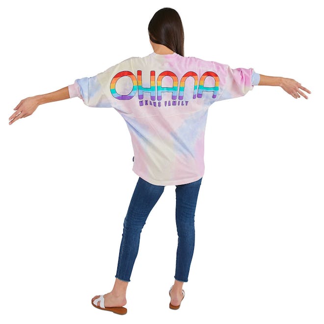 Stitch Tie-Dye Rainbow Spirit Jersey for Adults