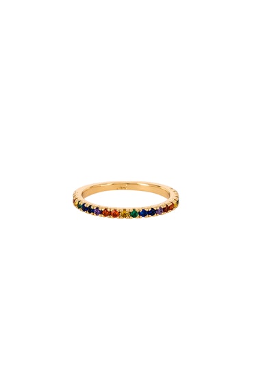 Five and Two Maria Rainbow Stone Ring 