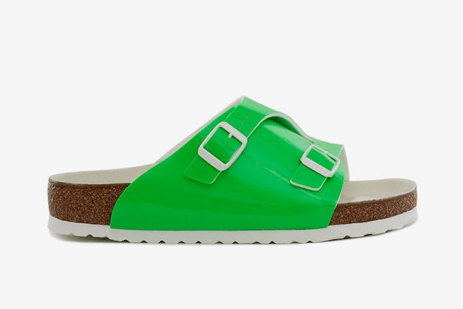 Fluorescent Sandal in Green