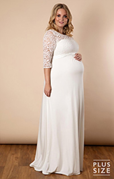 Lucia Plus Size Maternity Gown