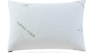 Yuking Home Gel-filled Fiber and Latex 2-In-1 Pillow