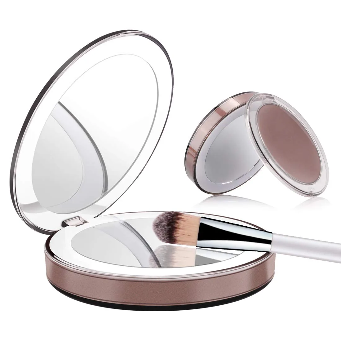 Lighted Travel Makeup Mirror