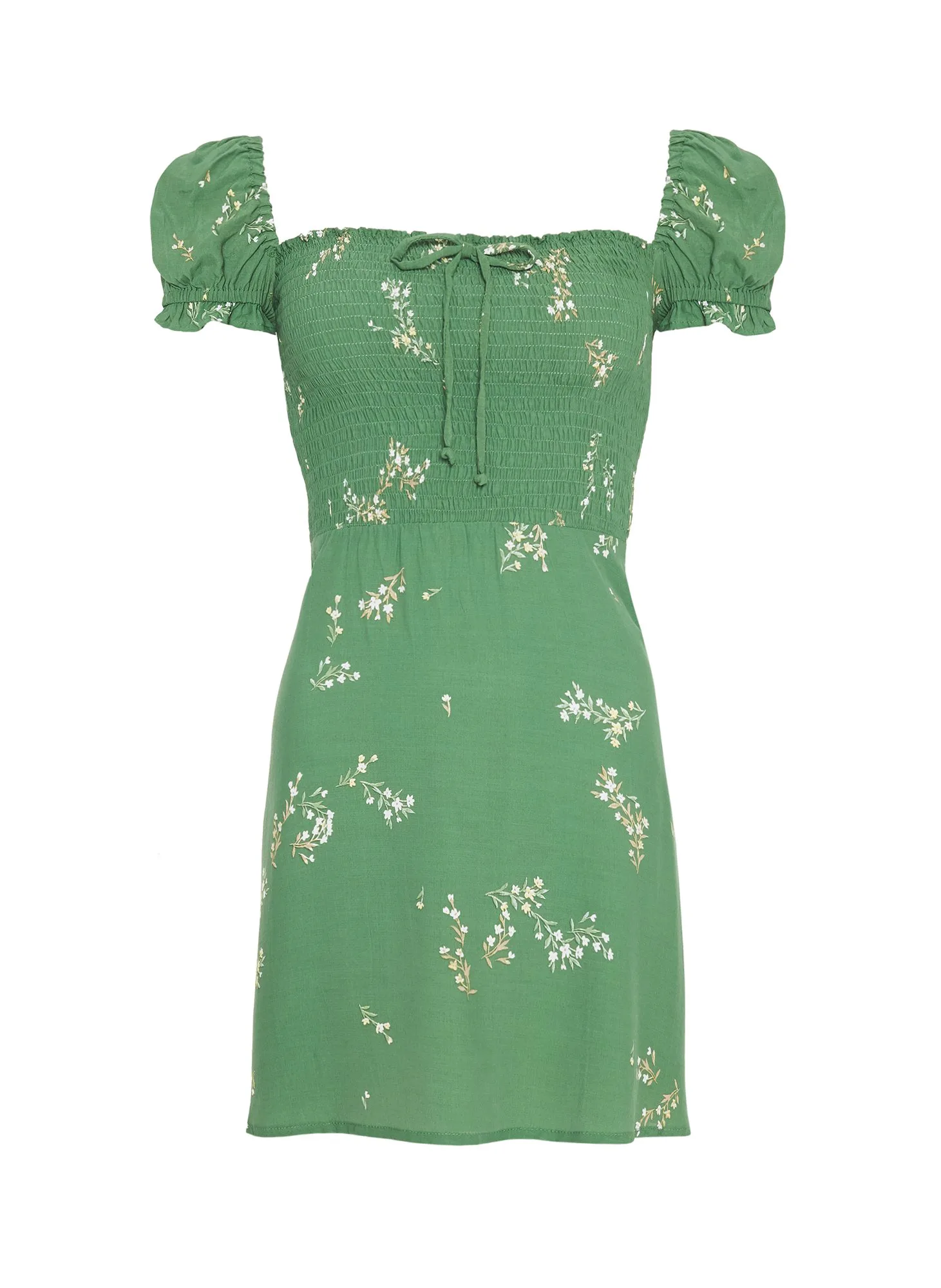 knee length dresses for ladies Faithfull The Brand Women's Romy Midi Dress – Saint Bernard main image 0