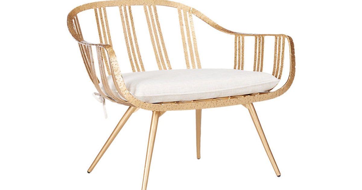 Gala Gold Lounge Chair
