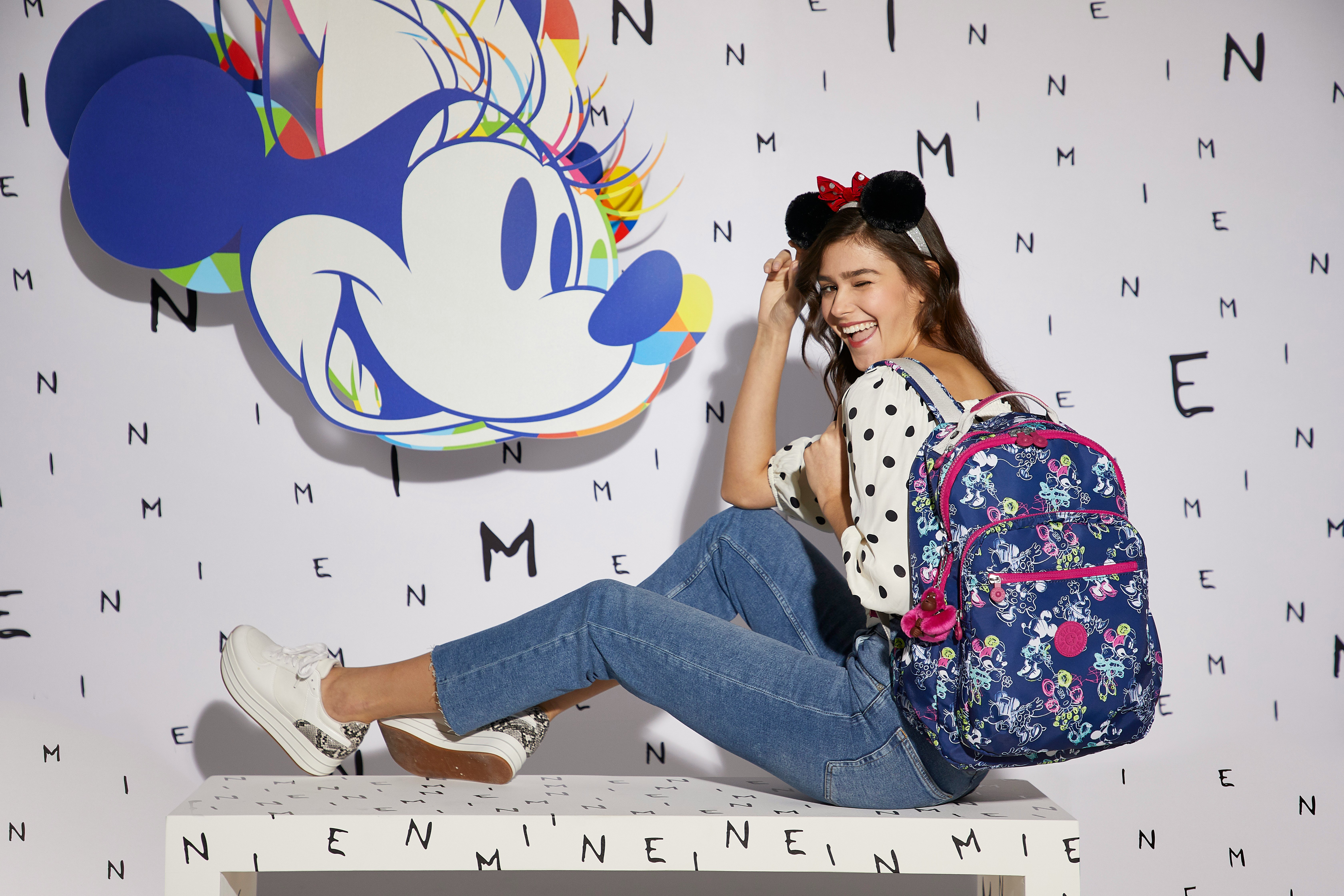 Kipling mickey mouse on sale backpack