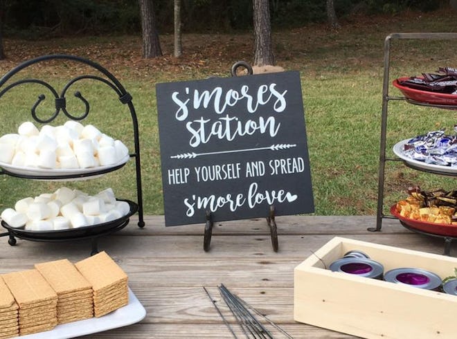 Wedding S'mores Sign
