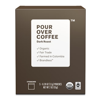 Organic Fair Trade Dark Roast Pour Over Coffee