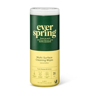 Lemon & Mint Multi-Surface Cleaning Wipes - Everspring, 1 Pk