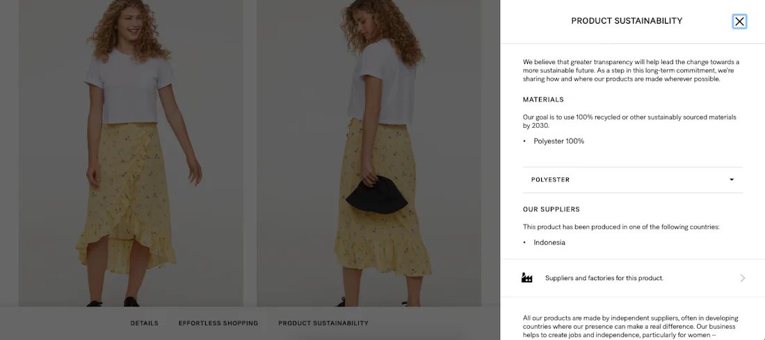 H&M Now Gives Supply Chain Info For Each Item — Including The Factory ...