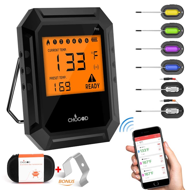 Nobebird Bluetooth 6 Probe Meat Thermometer