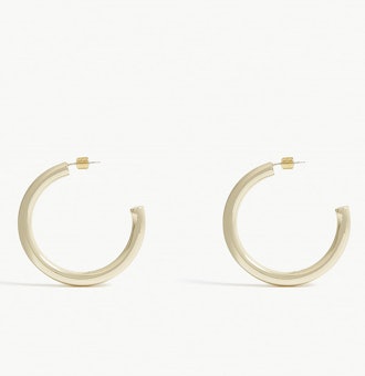 Large Hoop Earrings In Gold