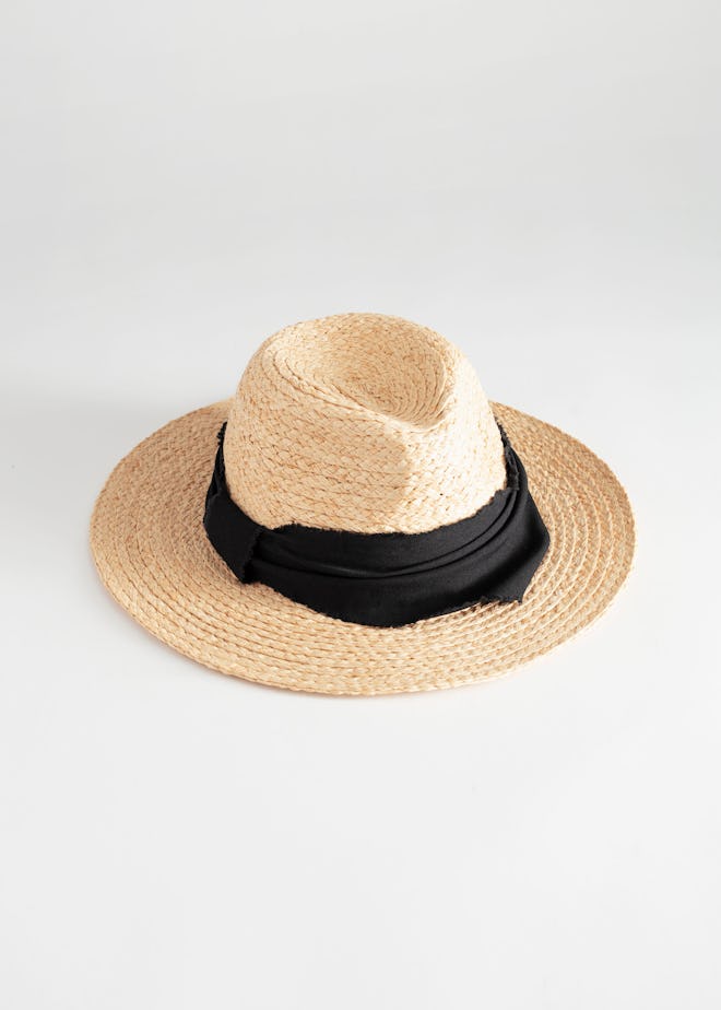 Woven Straw Fedora