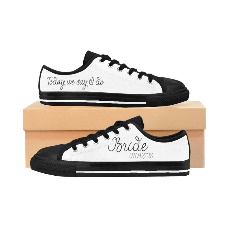 custom bridal sneakers