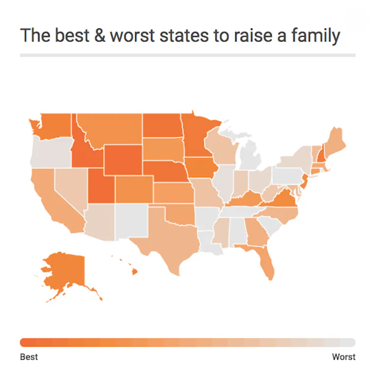 The Best & Worst States To Raise A Family In 2019, According To A ...