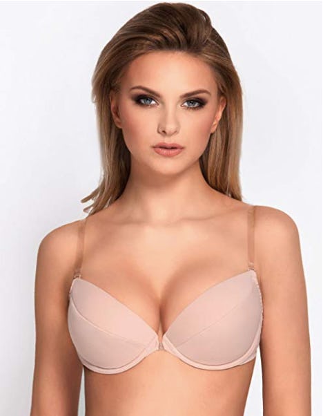 clear strap bra for large bust