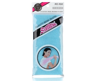 The Salux towel is the best body scrubber cloth for the shower.