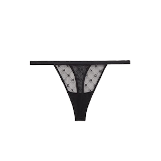 Monogram Mesh Thong