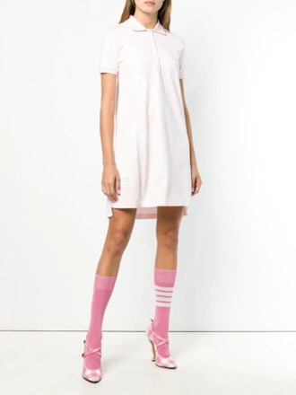 Whale Icon A-Line Polo Dress