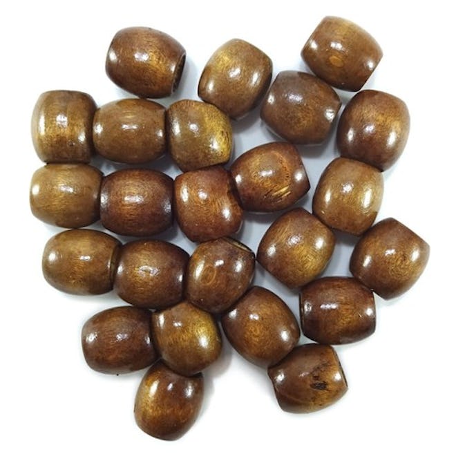 16mm Wooden Hair Beads