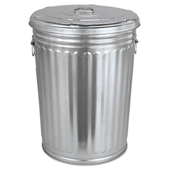 Pre-Galvanized Steel Trash Can, 20-Gallon