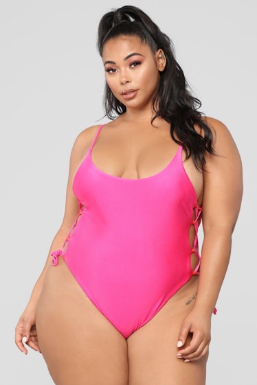 On The Flip Side Swimsuit - Pink
