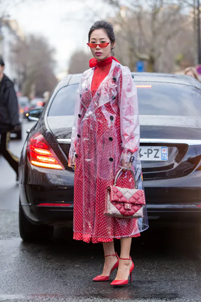 The Clear Jacket Trend Is The Best Way To Show Off A Really Good Outfit