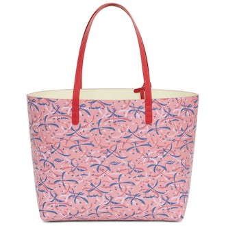 Calf Large Tote with Marc Camille Chaimowicz Print