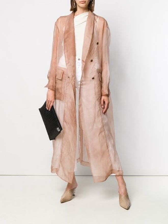 Caspian Sheer Trench Coat 