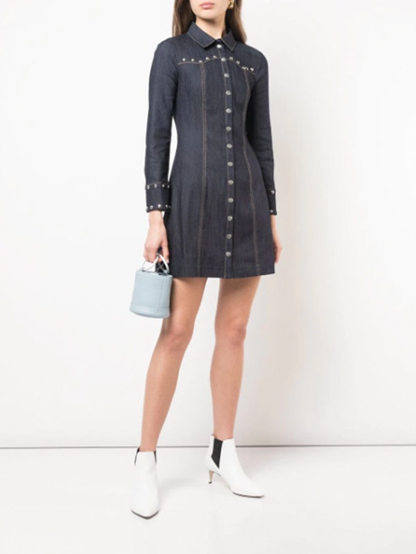 ellezarra denim shirt dress