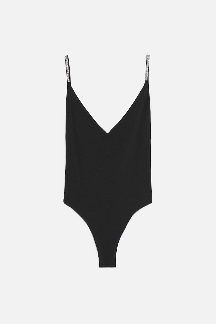 Swimsuit With Jeweled Straps