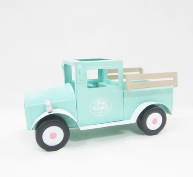 Vintage Easter Truck Blue