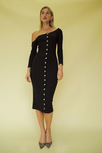 Gemma Cardigan Dress Black 