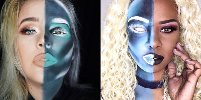 Inverted color make-up challenge  Well to do, Makeup, Invert colors