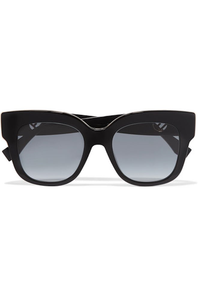 Fendi Oversized square-frame acetate sunglasses