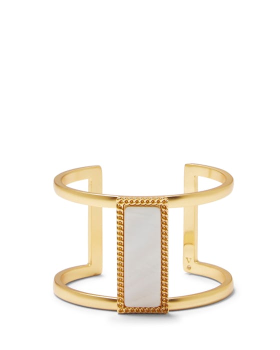 Mother-Of-Pearl T-Bar Cuff