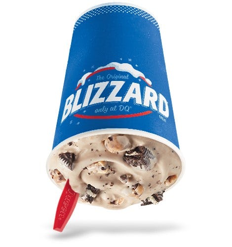 Dairy Queen's Blizzard Of The Month For April 2019 Is The Oreo Cookie