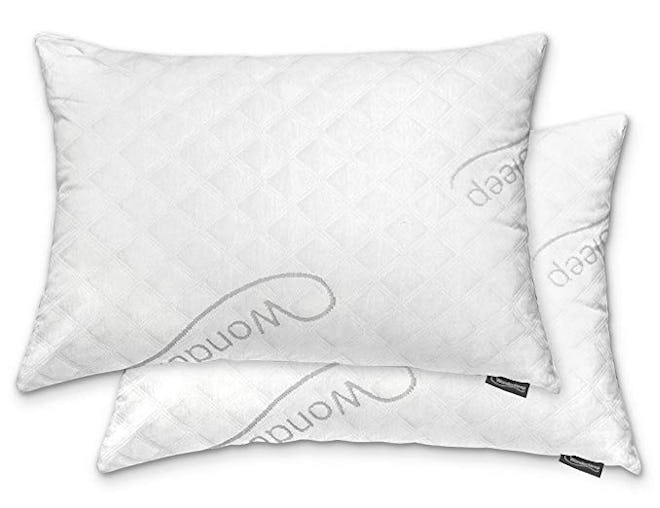 WonderSleep Shredded Hypoallergenic Memory Foam Pillow (2 Pack)