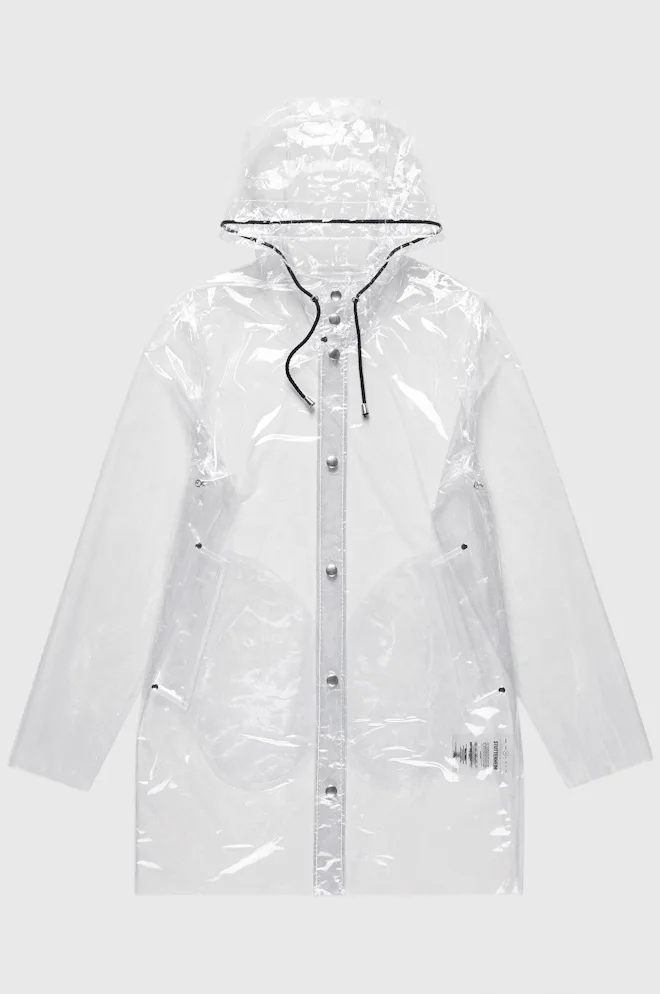 The Clear Jacket Trend Is The Best Way To Show Off A Really Good Outfit