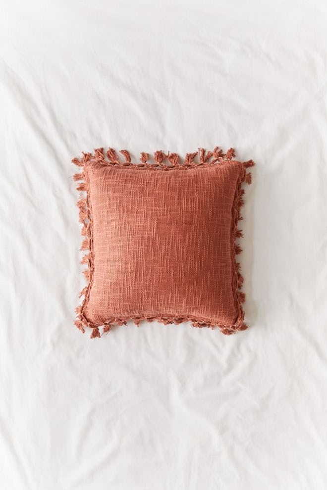 Gemma Fringe Throw Pillow