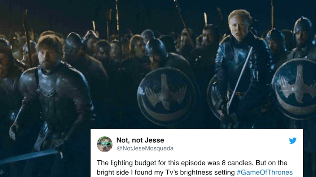 20 Tweets About The Lighting On Game Of Thrones That Will Crack