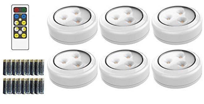 Brilliant Evolution Wireless LED Puck Light (6 Pack)