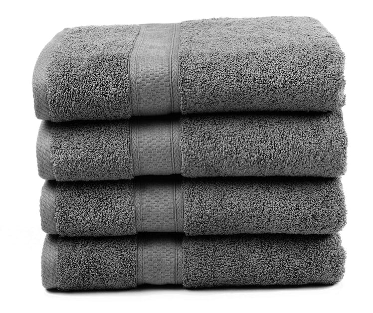 Ariv Collection Bamboo Cotton Towels (Set of 4)