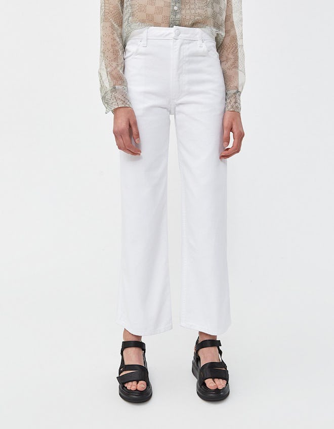 Wide Leg Jean In White