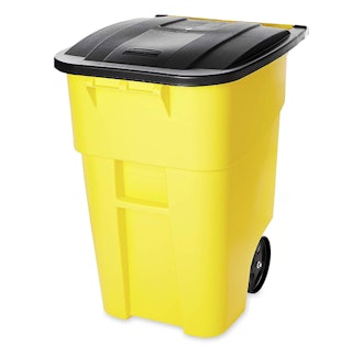 Rubbermaid Commercial Products Heavy-Duty Wheeled Trash Can, 50-Gallon