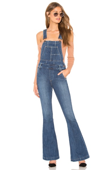Free People Carly Flare Overall 