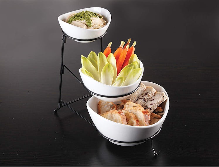 Gibson Elite 3-Tier Oval Bowl Set
