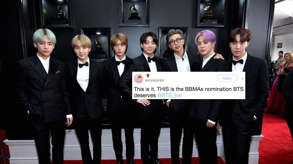The Tweets About BTS' BBMA Nominations Celebrate Them Getting The