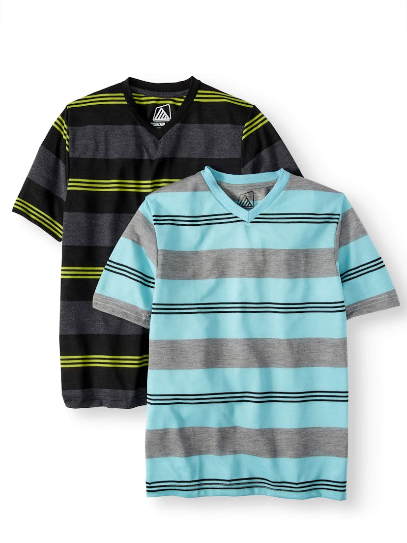 ROADBLOCK  Stripe V-Neck Jersey Tee, Value, 2-Pack Set