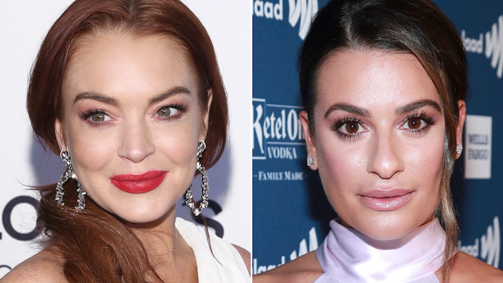 Lindsay Lohans Reaction To Lea Michele Being Cast As The Little